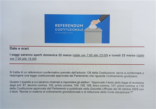 Referendum Costituzionale 2026
