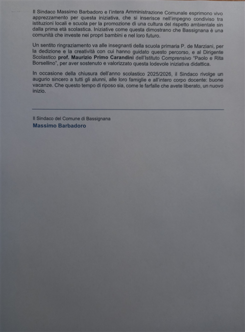Anno scolastico 2025-2026