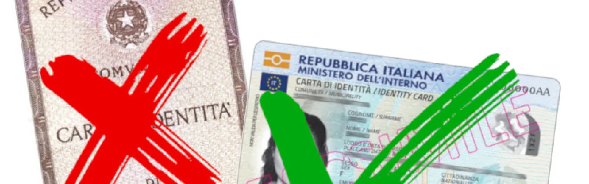 Avviso scadenza carte d'identità cartacee